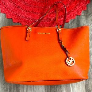 Michael Kors Genuine Leather Tote Bag